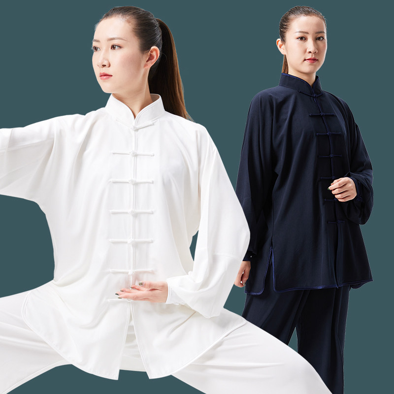 武印象男女太极服透气武术表演服图片