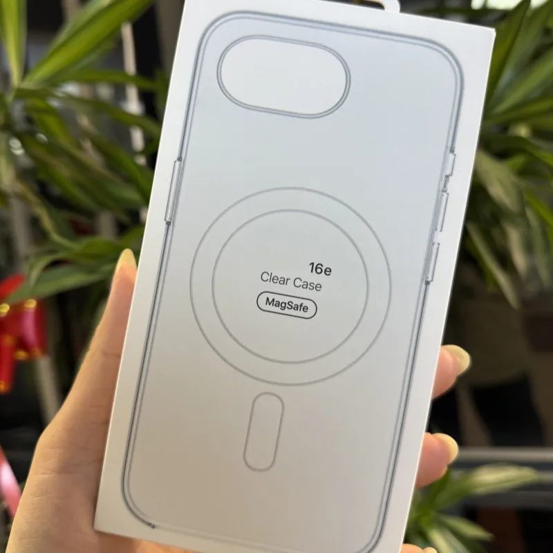 适用苹果16e手机壳iphone16E 磁吸壳透明PC保护壳16透明官网同款
