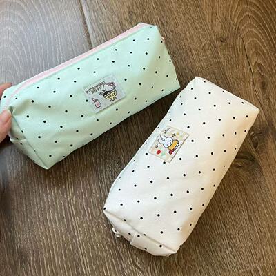 米菲兔猫咪笔袋简约高颜值少女可爱化妆包大容量学生便宜文具盒
