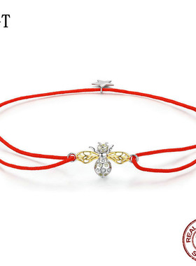 原创韩版红色女士时尚个性风手链