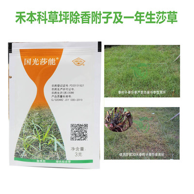 国光莎能 氯吡嘧磺隆 禾本科草坪除香附子莎草科杂草 草坪除草剂