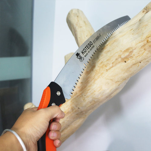 修枝锯KOTESO研磨锯kt350u苗木木工盆景U型齿园林园艺工具手锯子