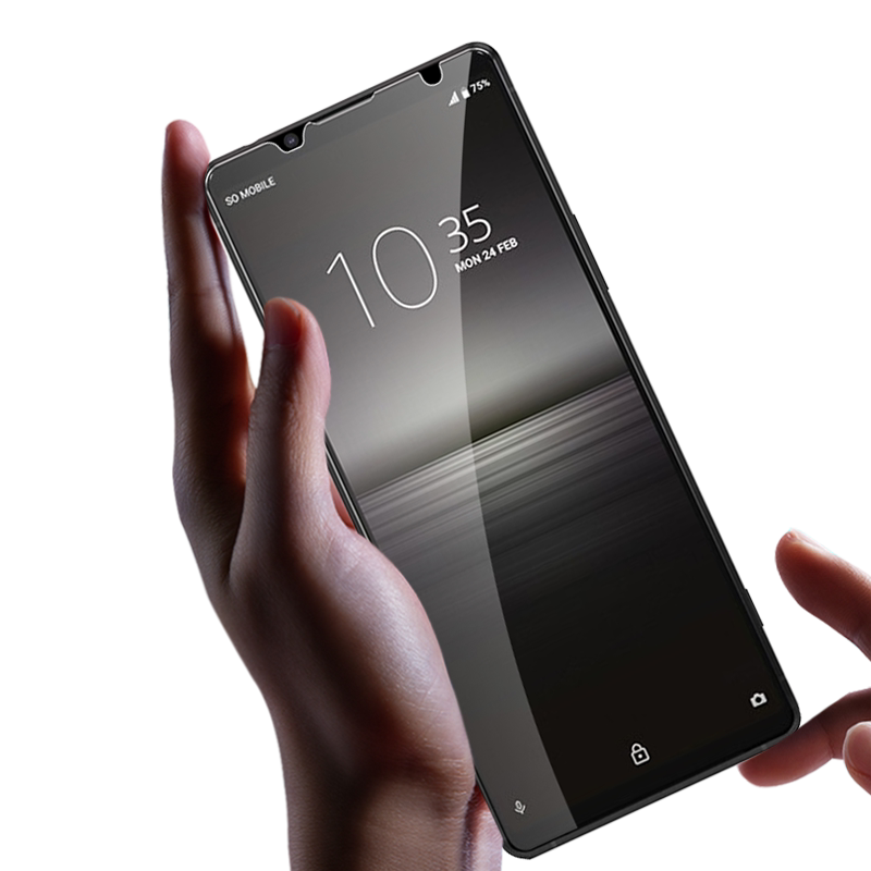 索尼xperia1ii钢化膜sonyxperia1ii手机膜x1马克兔2sonyx1ll保护贴膜x1ii玻璃贴XQ-AT72壳sony xperia 1Ⅱ模