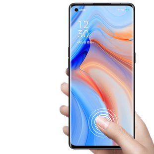 适用opporeno4pro水凝膜oppo手机reno4opp0pp0ren04pr0模rneo4rone4op曲面钢化屏保护壳ppo0pporen45g软膜5g