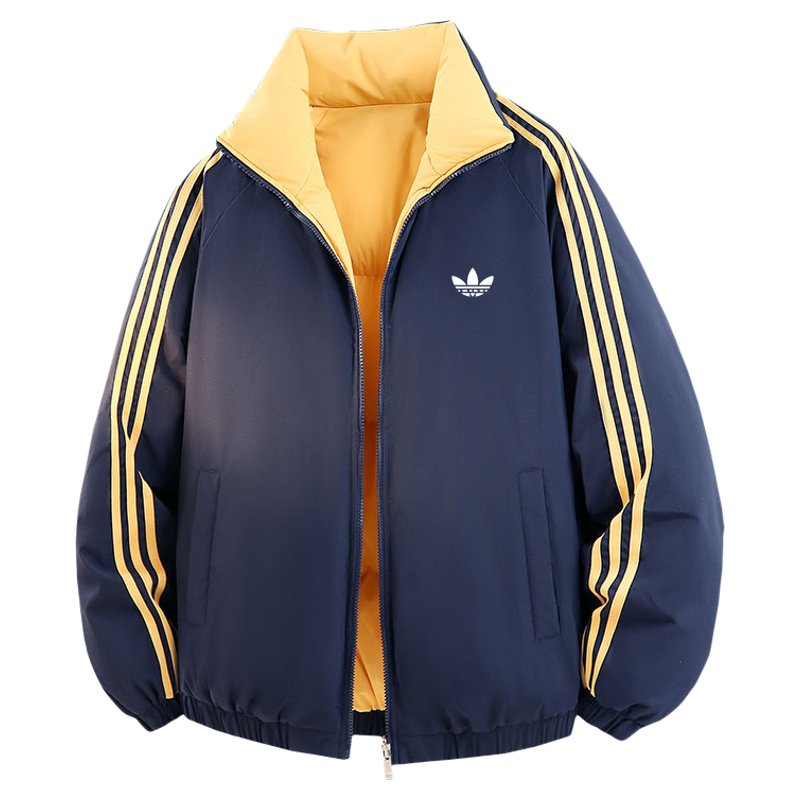 奥特莱斯明星同款双面穿棉服