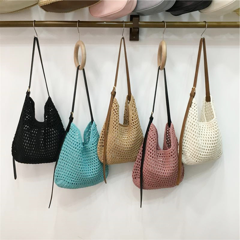 小脏柜 2026新款夏季手工编织包慵懒风度假镂空沙滩女单肩斜挎包