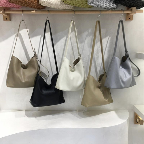 小脏柜 2025高品质复古通勤子母包软皮百搭休闲单肩斜挎托特包