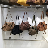 复古手提腋下包时尚 小脏柜 小众美式 潮流休闲麂皮绒面单肩斜挎包