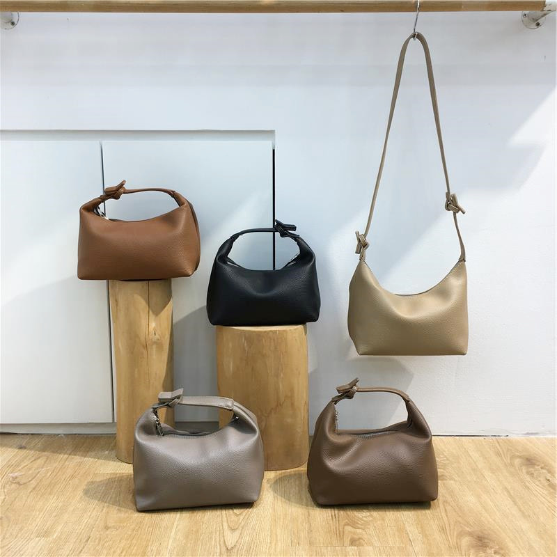 小脏柜 韩国小众ins手提饭盒包软皮质感百搭荔枝纹单肩斜挎饺子包,箱包皮具/热销女包/男包,通用款女包,淘宝优惠券,粉丝福利购,淘宝优惠卷