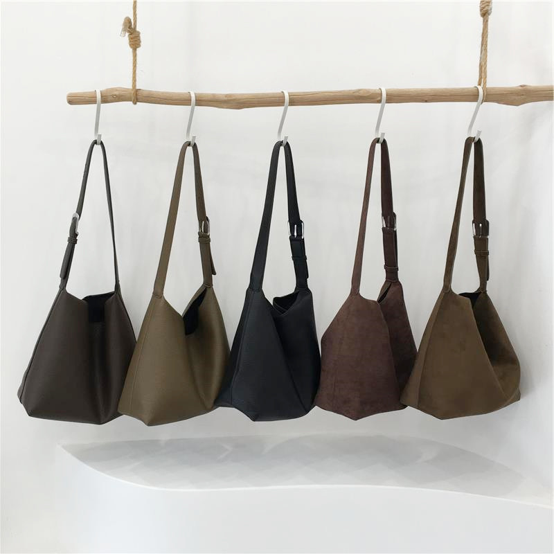 小脏柜 韩国高级感简约百搭包包通勤软皮麂皮绒面单肩斜挎托特包,箱包皮具/热销女包/男包,通用款女包,淘宝优惠券,粉丝福利购,淘宝优惠卷