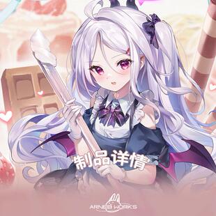 蔚蓝档案同人周边女仆日奈hina立牌色纸收纳册吧唧徽章