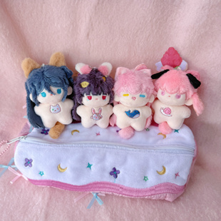 BA碧蓝档案蔚蓝档案下江小春爱丽丝星野美游7cm毛绒棉花娃娃挂件