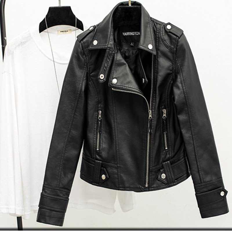 Autumn Women Coat girls Motorcycle Leather Jacket PU Clothes在类目 女装/女士精品, 皮衣中 - 来自Buy2taobao.com提供专业的淘宝代购服务