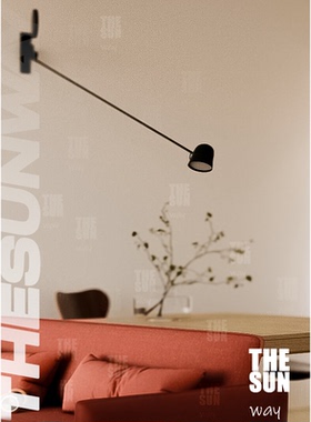 意大利luceplan平衡壁灯客厅餐厅卧室书房长臂设计师意式简约中古