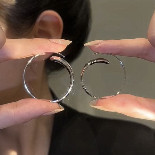 欧美复古小众时尚气质圈圈耳环