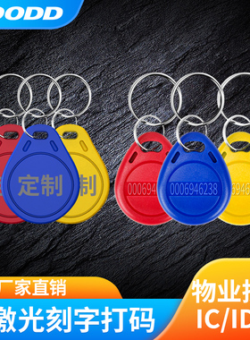 物业授权idic钥匙扣TK4100m1白卡小区门禁智能锁电梯卡可定制