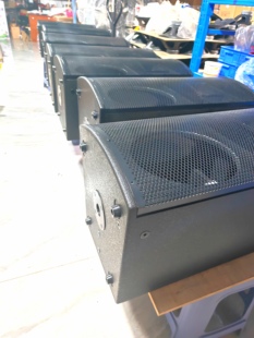 清仓库存高端超大12寸专用音箱空箱体喷漆一高一低号角空壳子组装