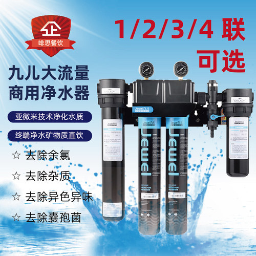 九儿商用反渗透净水器大流量直饮净水器双联三联四联咖啡店奶茶店