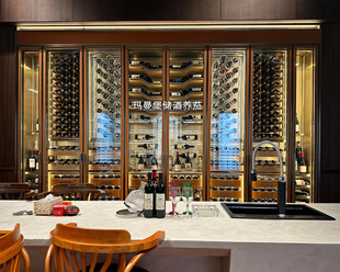 玛曼堡酒柜不锈钢恒温酒柜白酒展示柜恒温恒湿雪茄柜酒柜酒窖酒柜