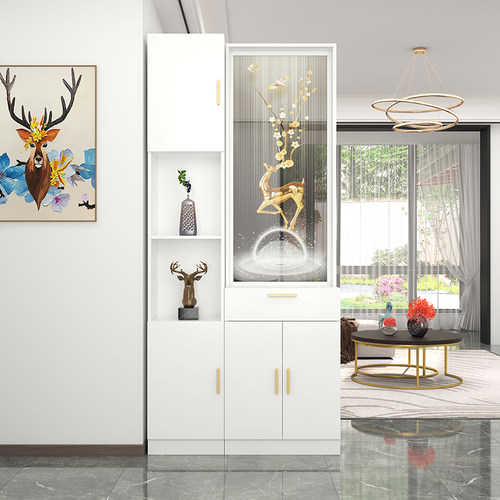 实木屏风隔断玄关柜子多色可选