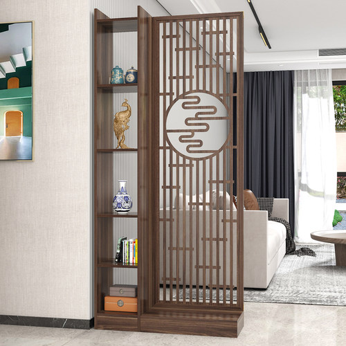 造型新颖美观入户玄关客厅新中式