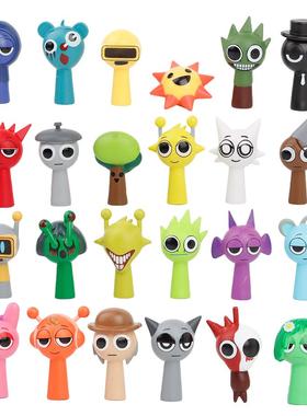 节奏盒子手办全套音乐游戏sprunki周边模型桌面摆件公仔儿童玩具