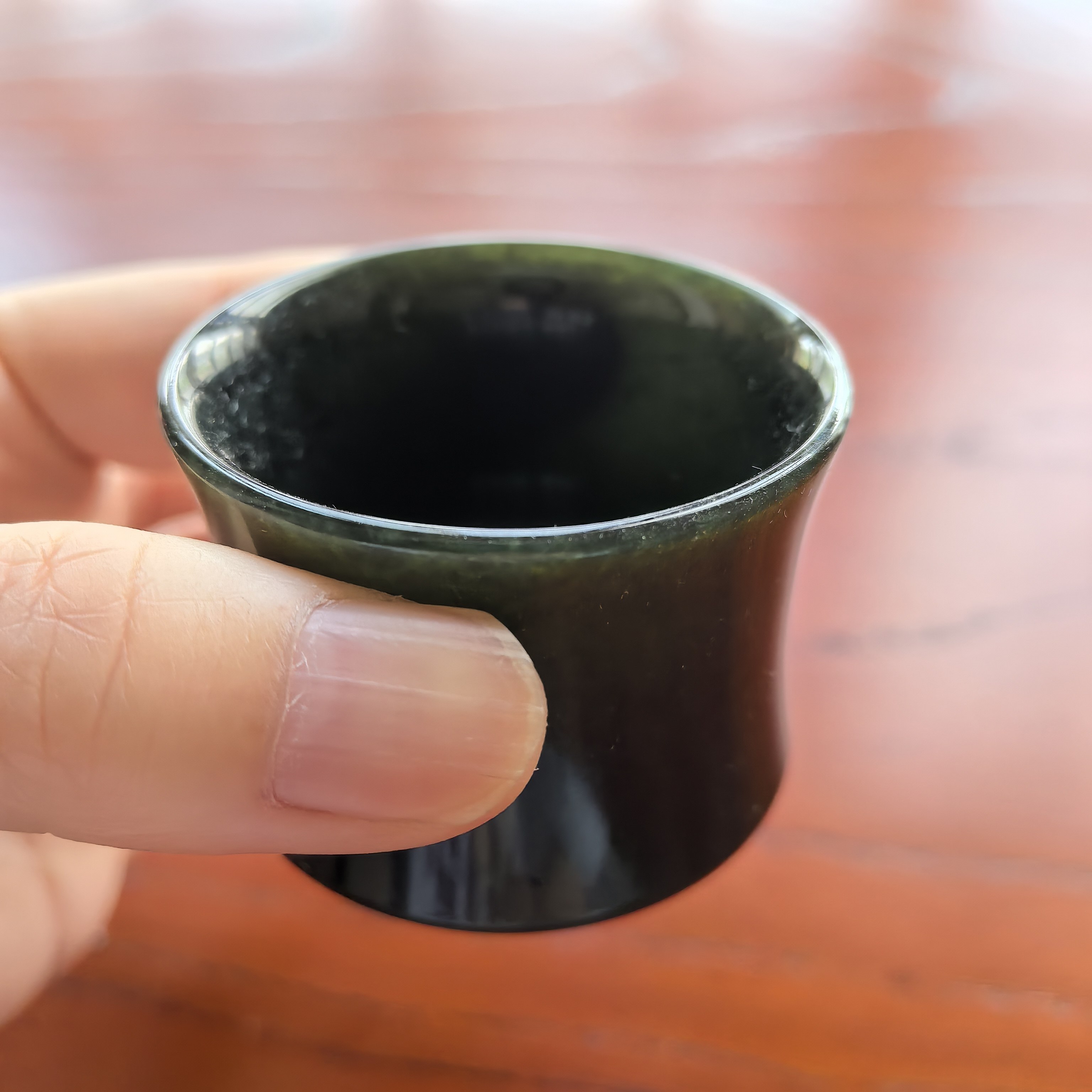 天然玉石和田玉茶杯茶碗青玉杯子细料功夫茶杯酒杯茶具