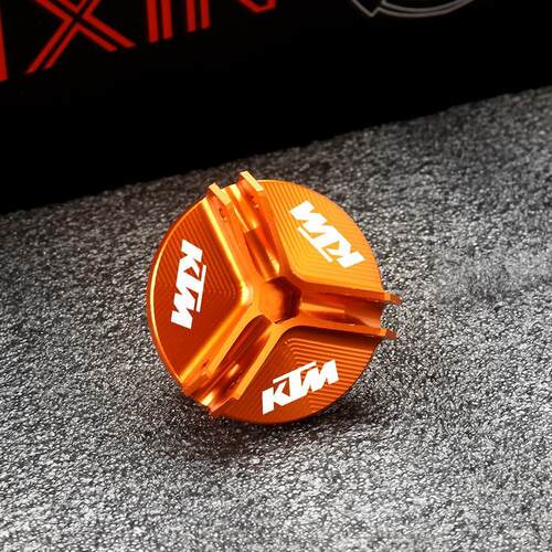 适用於越野机车KTM 300EX-F 350EXC-F改装金属机油螺丝盖防盗
