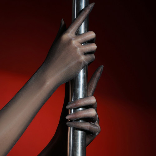 卿荷超薄丝滑透明五指分指手套