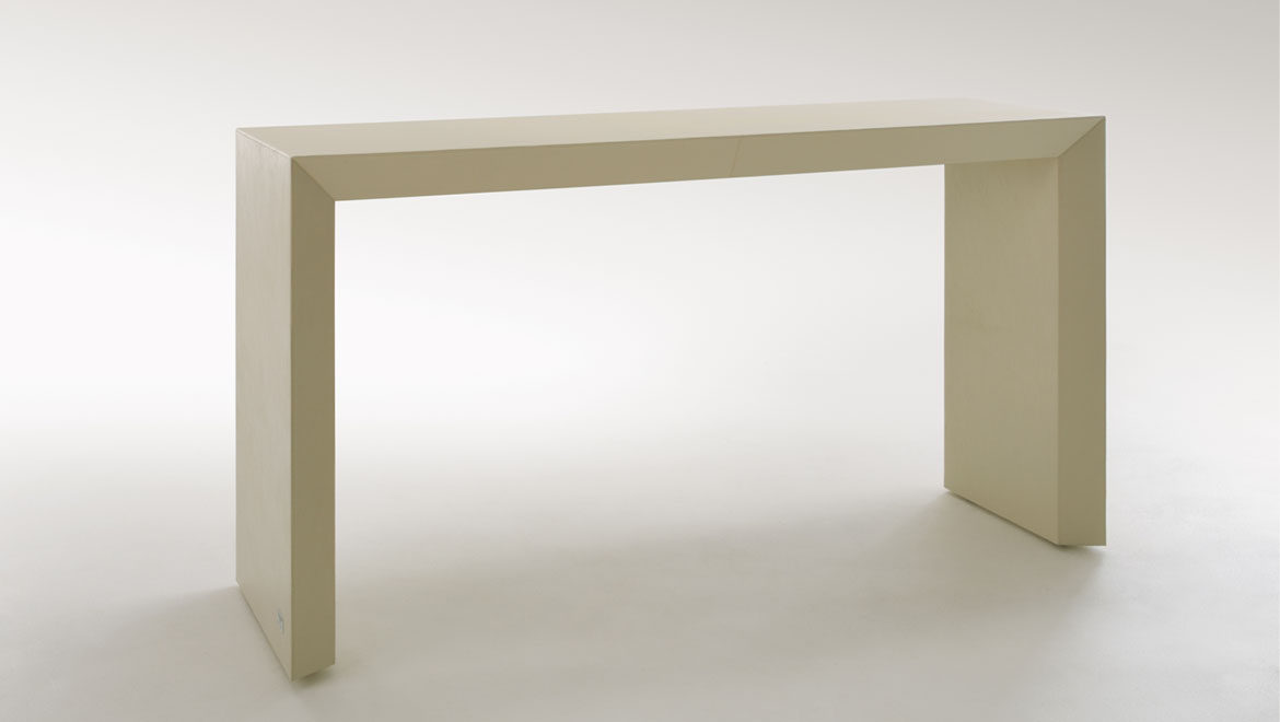 宫主家具定制长玄关树瘤书桌真皮案台花架边几背几宾利款bentley