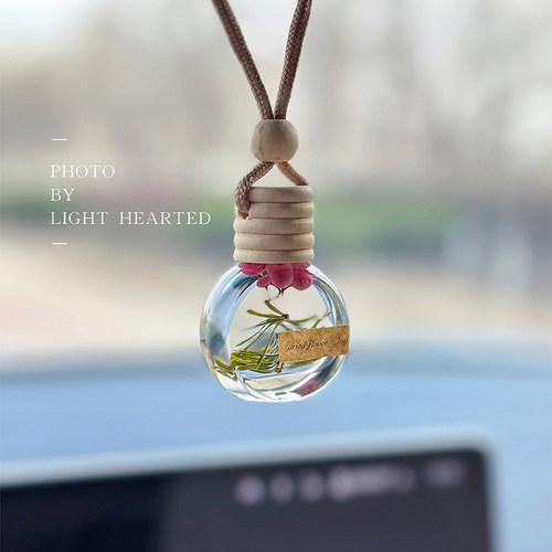 挂件香水香薰10ml圆形浮游花花香
