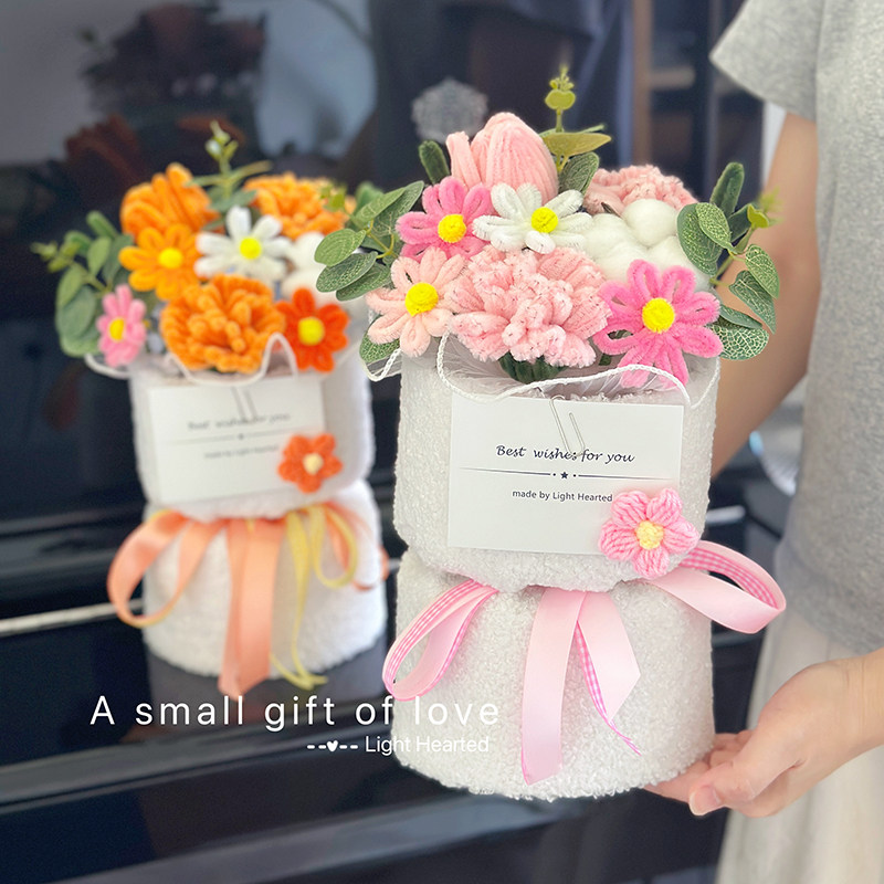 扭扭棒手工花束生日节日礼物