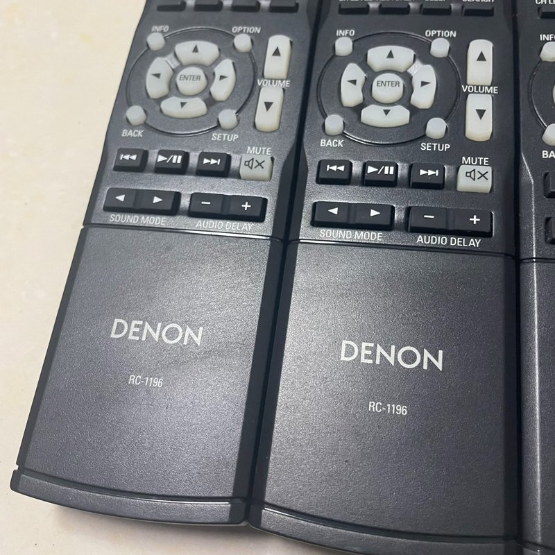 原装天龙DENON RC1196 AV影院功放遥控器，100