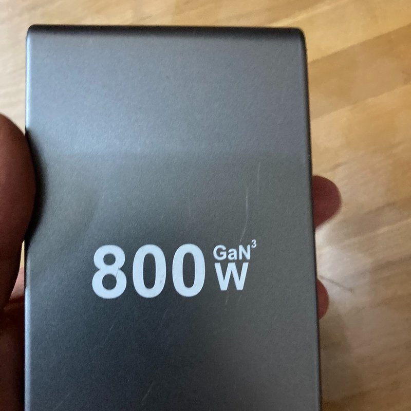 二手800W大功率充电器, 10个接口,8个Type-C口(