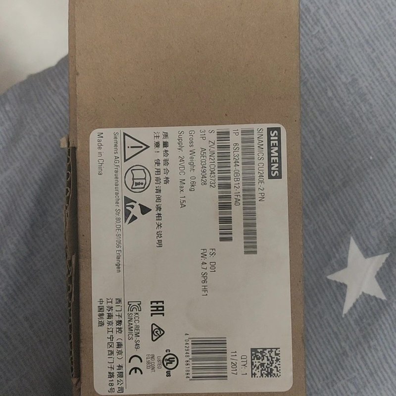 西门子G120控制单元,CU240 E-2PN 订货号,6S