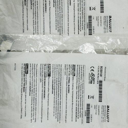 议价巴鲁夫原装光电传感器 BOS0128 BOS 5K-PS-R维修