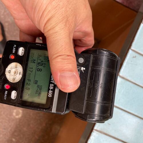 议价尼康sb800 机顶闪光灯 原装i-ttl实物图 成色80维修