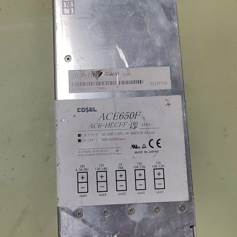 COSEL电源,型号ACE650F,650W,DC24v,D