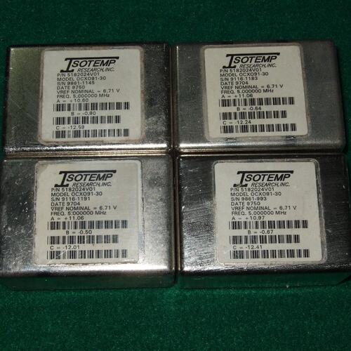 ISOTEMP 5MHZ ocxo恒温晶振，功能正常，运费德