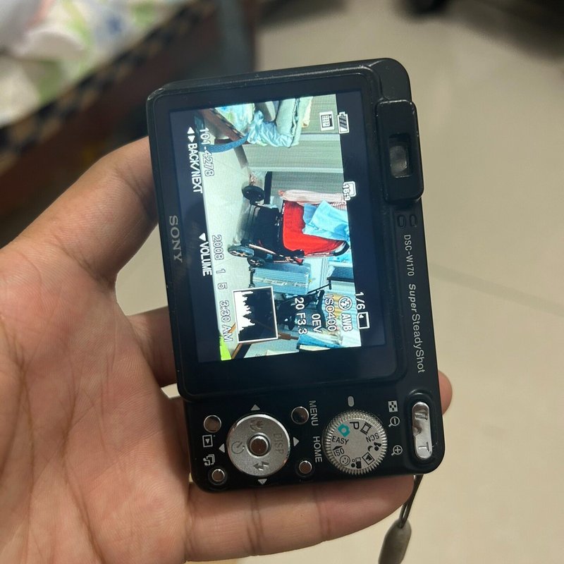DSC-W170.功能正常 配件有 原装电池+内