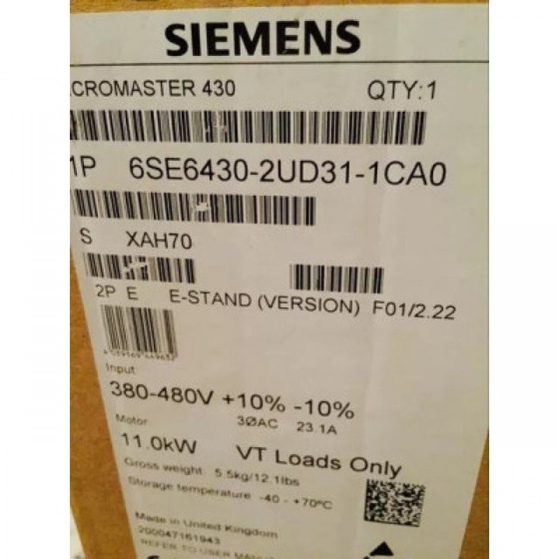 西门子6SE6430-2UD41-6GB0变频器