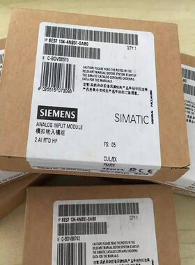 西门子6ES7134-4NB51/4NB01/0AB0模拟量输入全新现货