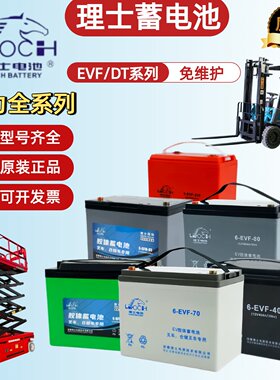 理士6-EVF-100/DT126/EV6312系列新能源观光车电动叉车动力蓄电池
