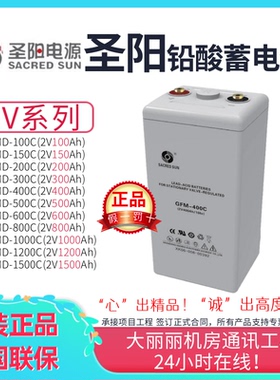 圣阳蓄电池2V GFMD-100C200C300C500C1000C变电站2V800Ah电力电池