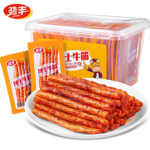劲丰博士牛筋辣条香辣味30g*5袋
