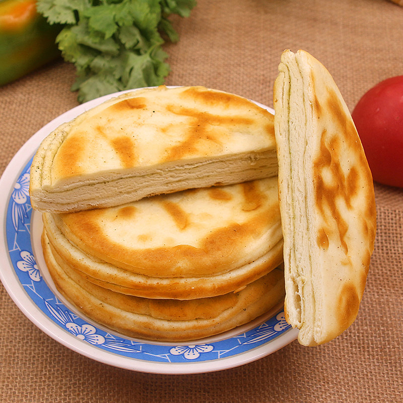 甘肃特产平凉馍馍黄金饼香酥苦豆饼子手工馍馍即食美食烧饼包邮