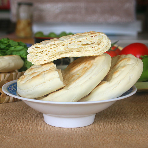 甘肃特产平凉百吉饼白烧饼