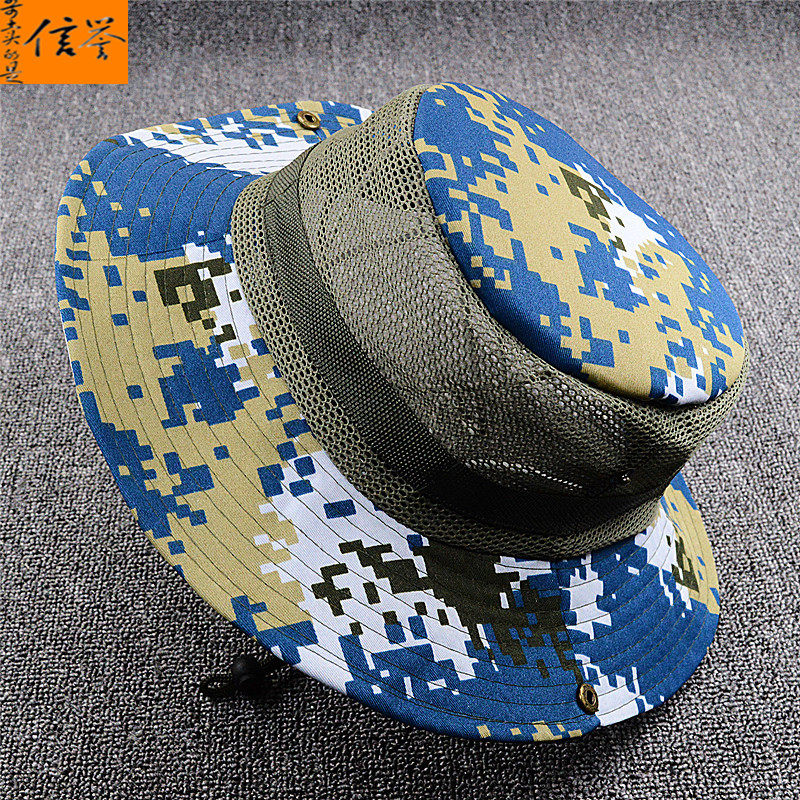Sun hat outdoors man Spring and summer camouflage Visor Fisherman hat Large canopies Go fishing Mountaineering Sun hatin the Accessories/Leather belt/Hat/Muffler , Hat  category - from Buy2taobao.com to provide professional Taobao agent buy service