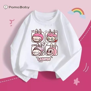 【童趣泡沫】儿童长袖T恤新款卡通印花