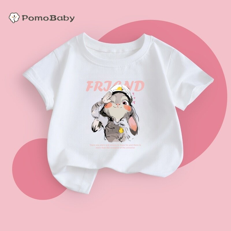 2026新款纯棉儿童短袖t恤夏季中童宝宝半袖上衣男女童洋气外穿A1